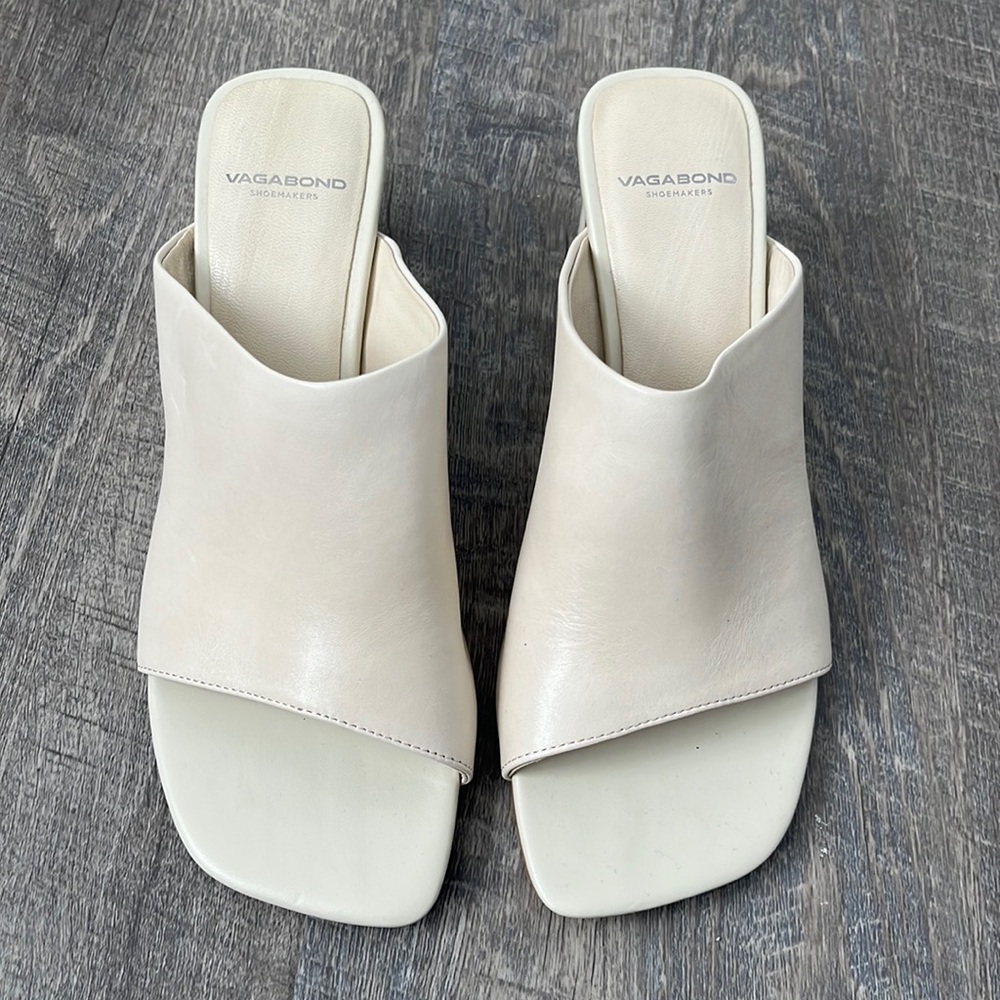 Vagabond Luisa Off-White Mules Women’s Size 39 (U.S. 8.5 - 9)